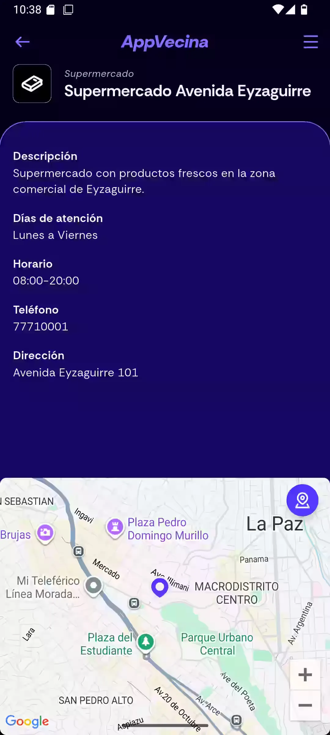 Services directory